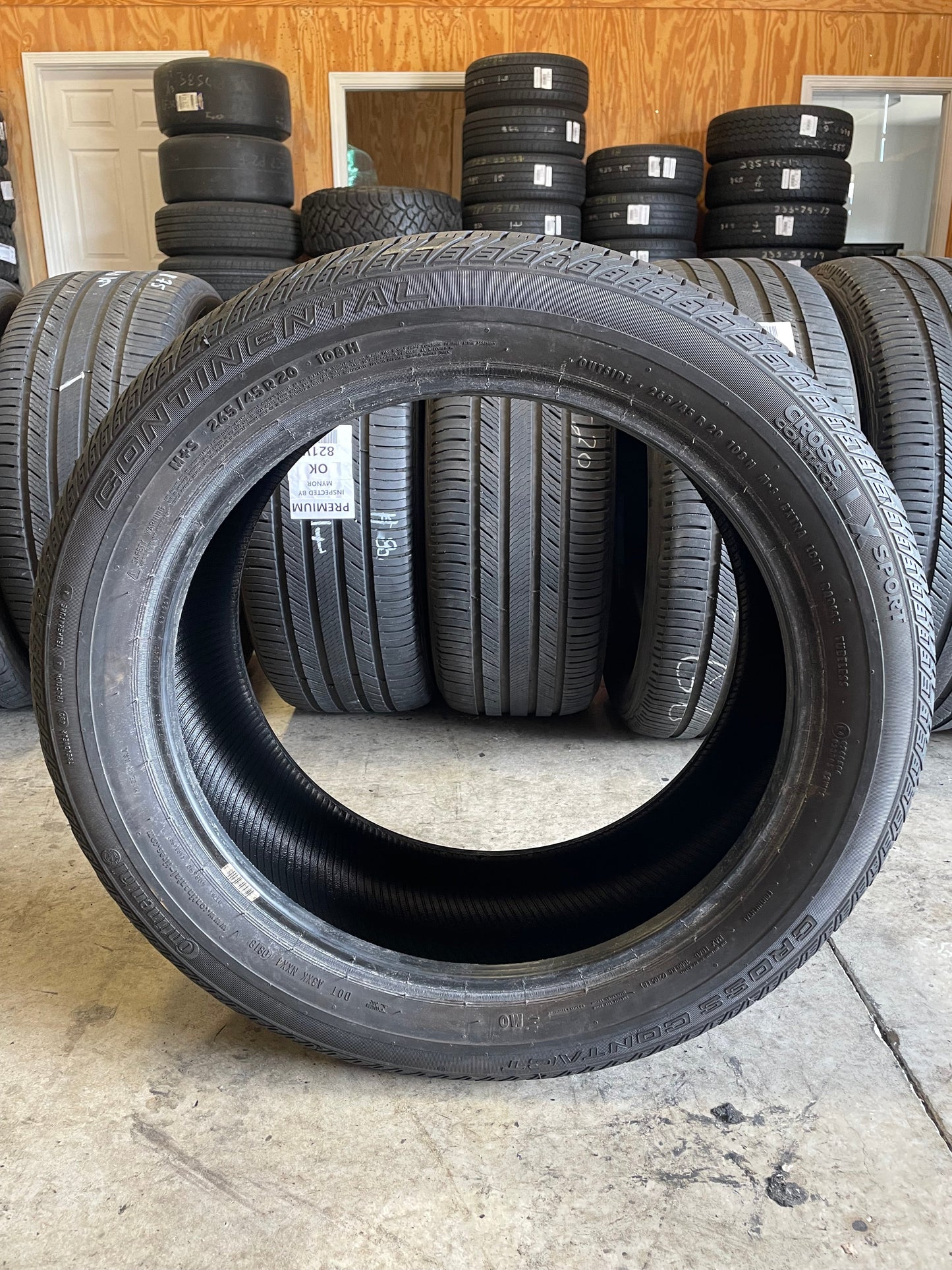 SINGLE 265/45R20 Continental Crooss Contact LX Sport 108 H XL - Used Tires
