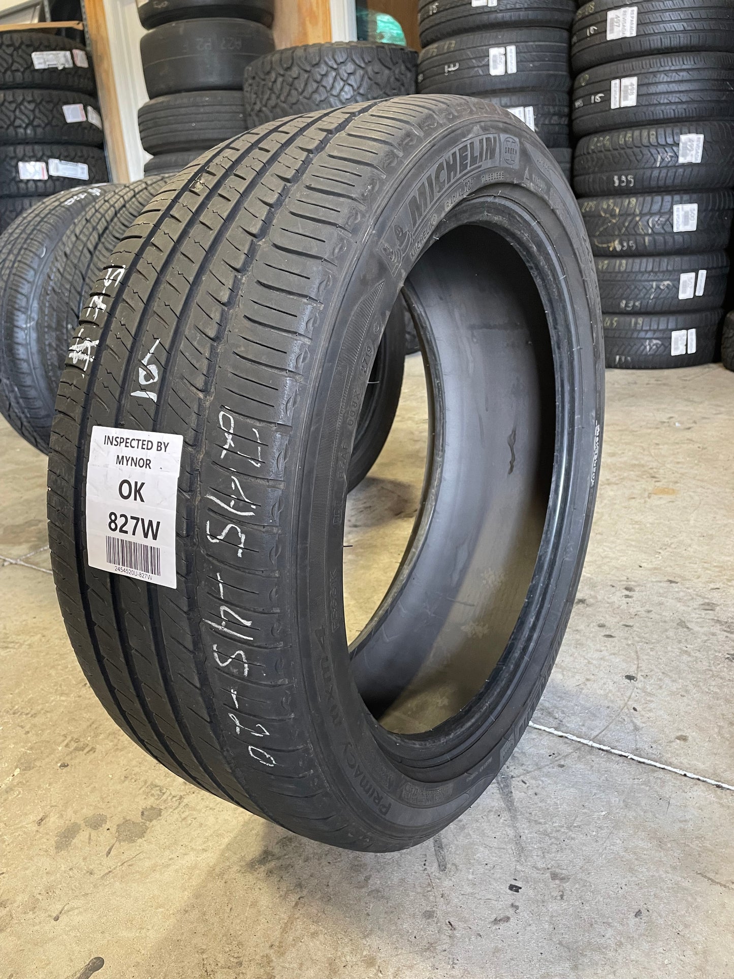 SINGLE 245/45R20 Michelin Primacy mxm4 99 V SL - Used Tires